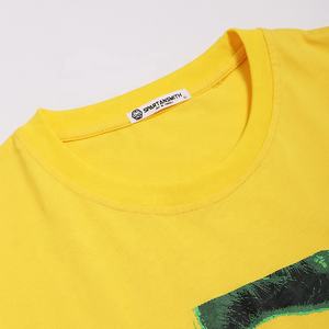 Venta al por mayor 100% algodón orgánico hombres Premium camisetas lujo gráfico impreso con logotipo personalizado de alta demanda - Product Image 3