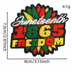 Factory Wholesale Custom Embroidery Patches Iron On Bee <b>Animal</b> Patch 3D Embroidered Fabric Badge for Hats Bags Jackets DIY OEM - Product Image 1