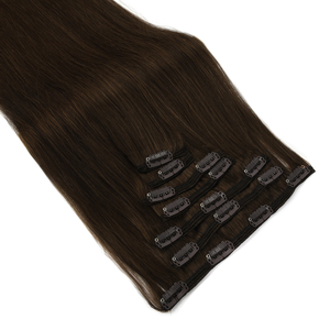 Extensiones de Cabello Humano Grueso con Clip KSWIGS, Precio de Fábrica, PU Sin Costuras, Trama Única, Cabello Liso Remy - Product Image 4