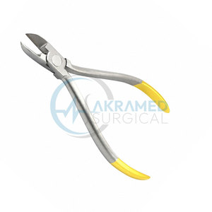 Pince coupante robuste pour fils orthodontiques, outil dentaire en acier inoxydable pour extrémités distales - Product Image 2