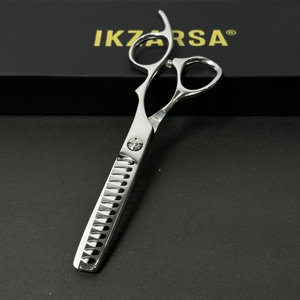 Tijeras Profesionales Ergonómicas para Cortar y Entresacar Cabello 420 J2, Tijeras de Acero Inoxidable para Texturizar, Herramienta de Peluquería - Product Image 4