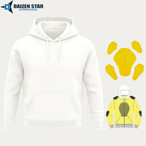 Sweat-shirt de sécurité pour moto d'hiver renforcé en Kevlar avec doublure en polaire |   Résistant à l'abrasion Unisexe - Product Image 3