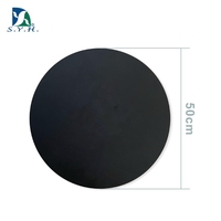 Pizarra Magnética Circular de Madera SYH BB-5050R de Secado Rápido con Diseño Elegante sin Marco, Hecha en Taiwán para Decoración del Hogar y Notas