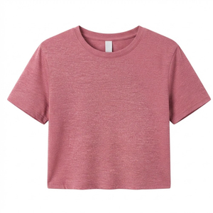 Crop tops tendance en coton de haute qualité pour femmes, vente en gros, faible MOQ, disponibles au prix le plus bas - Product Image 2