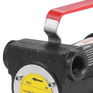 Bomba de Transferencia de Combustible Portátil de 12V CC, 10 GPM, 1/4 HP, con Boquilla de Combustible de Cierre Automático, Bomba Eléctrica de Diésel de Alto Flujo - Product Image 6