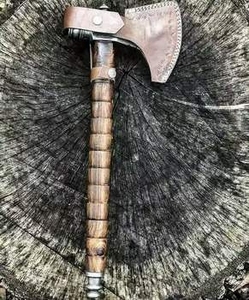 มีดตัดพิซซ่าคุณภาพสูง ZA DAMASCUS MAKERS ผลิตจากเหล็กกล้าไร้สนิมอุตสาหกรรม ดามัสกัส แบบแบน ด้ามจับทำมือ รูปทรงหัวขวาน ขนาด 2 2/5 นิ้ว สีโรส - Product Image 6