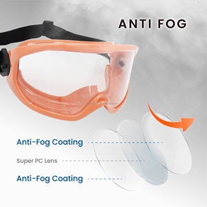 EN166F Certified over the glasses anti-bacterial industrial safety goggles for medical and dust-free environments - Product Image 4