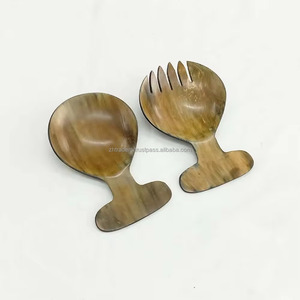 Cuchara de Cuerno de Vaca con Acabado Pulido, Hecha a Mano, Ecológica, de Grado Alimenticio, Segura para Comer, para Restaurante, Hogar y Embalaje de Regalo - Product Image 2