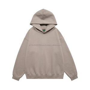 Sudadera con Capucha Personalizada con Logotipo Bordado, Sin Cordones, para Hombre, de Alta Calidad, Otoño, 450 g/m², Gruesa, Sin Bolsillos, de Forro Polar - Product Image 5