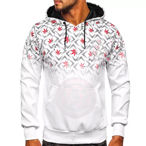 Sweat-shirt à capuche imprimé pour homme, en polyester de qualité supérieure, conçu pour les uniformes d'équipe et les vêtements promotionnels - Product Image 1