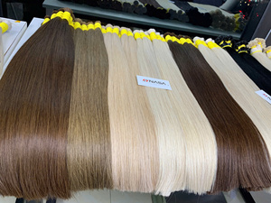 Fast Shipping Bulk Human Hair Extensions Virgin Vietnamese Hair Bundles All Length by Nasa Hair 100gram All Colors 65cm - Product Image 3