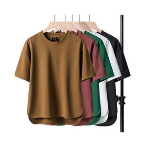 Camiseta interior deportiva informal para hombre, nueva colección de moda con cuello redondo y manga corta, ajuste holgado - Product Image 2