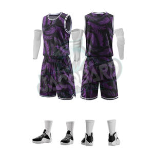 Uniformes de Baloncesto y Pantalones Cortos Deportivos de la Mejor Calidad, Hechos con el Mejor Material, 100% Poliéster, Hechos en Pakistán - Product Image 6