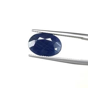 Saphir bleu naturel à 100 %, non chauffé, 3-6 carats, forme ovale, couleur bleu foncé, pierre de naissance de septembre, pierre précieuse en vrac pour la fabrication de bijoux - Product Image 5