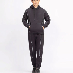Wholesale Oversized Tracksuit French Terry Activewear <b>Set</b> Private Label Factory for Retail Buyers - Product Image 2