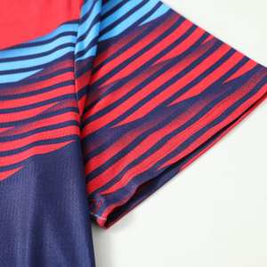 Camiseta de Tenis Sublimada Personalizada de Secado Rápido con Cuello en V, Ropa Deportiva de Alto Rendimiento al por Mayor para Hombres y Mujeres - Product Image 4