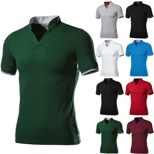 Hochwertiges T-Shirt aus 100% Baumwolle Individuell bedrucktes Logo Herren O-Neck T-Shirt Benutzer definiertes T-Shirt Original-Polos hirt