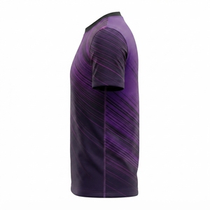 r blank Material men Everyday wear Sublimation <b>Polyester</b> T <b>Shirt</b> for Men Soft Lightweight Crew Neck Printable - Product Image 2