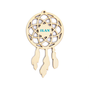 Atrapasueños de Madera Ilan 11x6cm 3 Piezas Decoración para el Hogar - Product Image 2