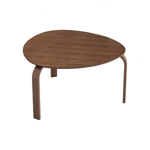 Hot Sale Nesting Coffee <b>Table</b> <b>Walnut</b> Finish Solid Wood Leg Space-Saving Living Room <b>Table</b> for Apartments and Hospitality - Product Image 3