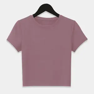 Camiseta gráfica ajustada con logo personalizado para mujer, camisetas deportivas, camisetas cortas para mujer, camiseta para mujer - Product Image 3