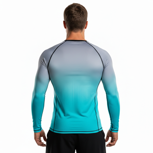 เสื้อรัดรูปแขนยาวแบบยูนิเซ็กซ์ สำหรับกิจกรรมกลางแจ้ง แห้งเร็ว เหมาะสำหรับ BJJ MMA ยิวยิตสู ฝึกซ้อมกีฬาต่อสู้ - Product Image 2