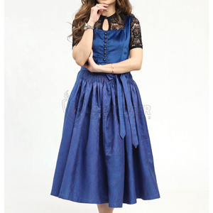 Vestido Dirndl Bávaro de Alta Calidad para Mujer, Traje Tradicional Alemán para Oktoberfest - Product Image 5