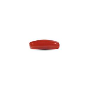 Loose 6.8 Carat Red Coral Oval Cut Gemstone for Fine Jewelry - Product Image 3