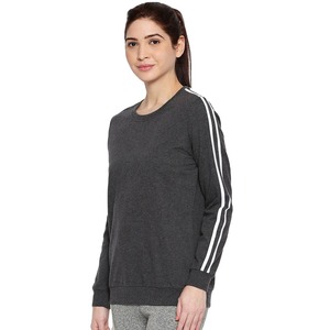 Sudadera de Mujer con el Mejor Diseño, Lisa, para Invierno, Holgada, Cuello Redondo, a la Moda - Product Image 2