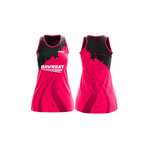 Camiseta de Entrenamiento de Netball Transpirable |   Uniforme de Netball Sublimado con Logotipo, Nombre y Número del Equipo |   Poliéster Transpirable - Product Image 6