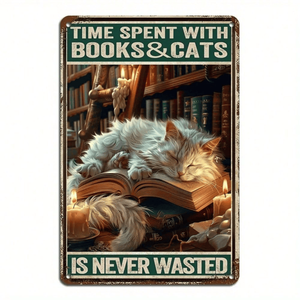 CIFbuy Targa in Alluminio Vintage Rustica 8x12 Pollici (20.3x30.5cm) Decorazione per la Casa con TikTok per Servizio Ritiro Temu - Product Image 1