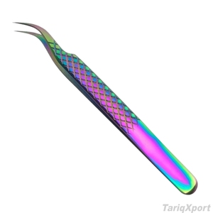 Pinzas de Acero Inoxidable Profesionales de Alta Calidad para Pestañas, Punta Suave de Precisión, Mango Cómodo, Logotipo Personalizado, Uso en Salón, Personalizadas - Product Image 3