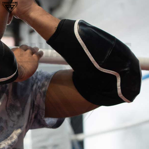 Service OEM ODM personnalisé, protections de coude de boxe robustes, réglables, durables, avec sangle sécurisée, mousse haute densité - Product Image 3