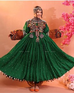 Último Modelo 2026, Vestido Afgano Kuchi Vintage, Hecho a Mano, Tribal, Tradicional, Bordado, Vestido de Festival Afgano Kuchi para Mujer, Cultura Pashtun - Product Image 3