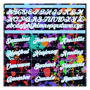 Sudadera con Capucha Deportiva 3D Personalizada con Estampado de Grafiti, Color Blanco y Azul Claro, Estilo Urbano, Informal - Product Image 5