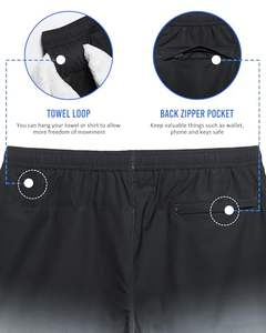 Pantalones Cortos Deportivos de Malla para Hombre, Colores Personalizados, para Gimnasio, Natación, Playa, Verano - Product Image 2