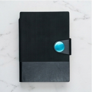 Aurelux <b>A5</b> PU Leather Case Bound Premium Diary Multicolor Business <b>Notebook</b> Magnetic Closure Lock Button Customizable Printing - Product Image 1