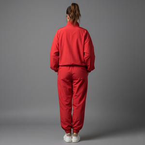 Survêtement de sport en nylon pour femmes, coupe-vent, imperméable, respirant, fermeture éclair, personnalisable, OEM, vente en gros, vêtements de sport pour la course à pied - Product Image 2