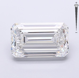 Diamante Cultivado en Laboratorio con Certificación IGI, Corte Esmeralda de 4.70 CT, Color D, Claridad VVS1, CVD LG 773620798, ROYAL GEMS para Joyería - Product Image 1