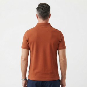 Polo pour homme, coupe confortable, manches courtes, col classique, pour l'été, les sports de plein air, le quotidien, vert, tendance, confortable - Product Image 2