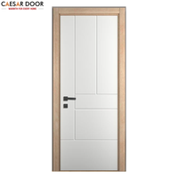 Porte intérieure en MDF de style design moderne, technique raffinée, OEM/ODM, anti-fissuration, résistante aux termites, isolation acoustique, ISO 9001, pour villa