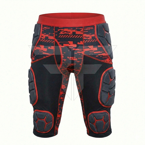 Pantalones Cortos de Fútbol Americano de Alta Calidad, Transpirables, de Secado Rápido, Antibacterianos, con Estampado por Transferencia de Calor, 100% Poliéster - Product Image 1