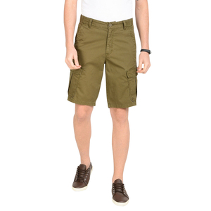 Professional Plus Size Casual Men's High Waist Canvas <b>Cargo</b> <b>Shorts</b> Breathable Quick Dry Eco-Friendly Drawstring Closure Solid - Product Image 1