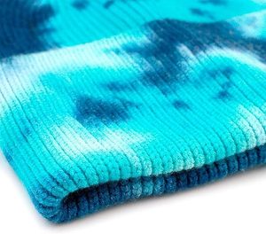 High Quality Warm Cuffed Winter Hats Multi-Color Knitted Beanie Tie Dye Cap Camouflage Character Unisex <b>Beach</b> Customized Color - Product Image 3