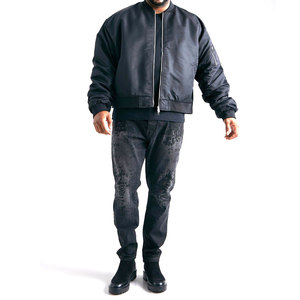 Chaqueta Bomber Clásica para Hombre, Ligera, Elegante, Informal, con Cierre, para Todas las Temporadas - Product Image 5