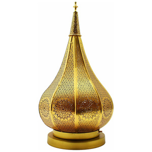 Premium Handcrafted <b>Moroccan</b> Iron <b>Lantern</b> with Elegant Dome Design for Upscale Living Spaces - Product Image 6