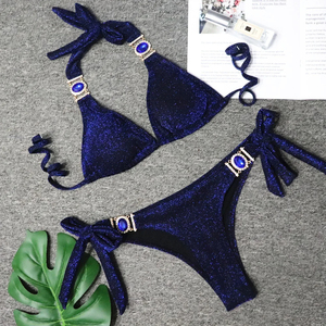 Ensemble de maillots de bain sexy 2 pièces pour femmes OEM, bikini et tenue de plage, maillot de bain élégant, soutien-gorge de natation, conception personnalisée OEM, vente en gros à prix abordable - Product Image 5