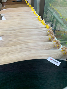 Haute qualité 26 pouces couleur claire soyeuse vague droite vietnamienne extensions de cheveux humains bruts expédition rapide grand gros en vrac - Product Image 6