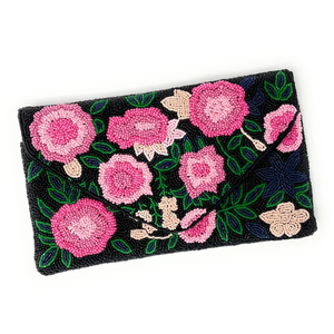 Bolso de Mano Artesanal Indio de Lujo, Informal, para Uso Diario, con Cuentas de Vidrio Coloridas y Asa de Baguette, Accesorio de Moda Duradero con Cristales Artísticos - Product Image 3