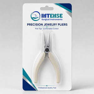 Alicates Profesionales de Punta Fina para Joyería, de Acero Inoxidable, Herramienta de Precisión para Doblar Alambre con Mango Ergonómico - Product Image 2